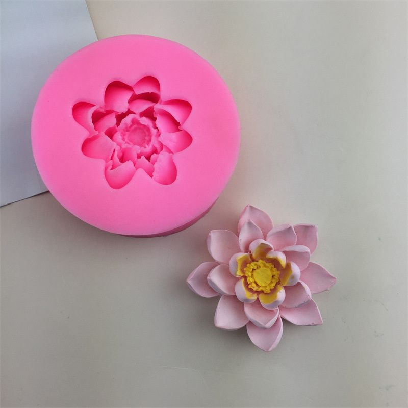 3D Lotus Decoration Resin Mold
