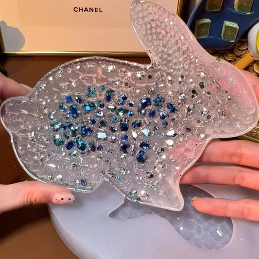 Diamond Rabbit Tray Ornament Mold