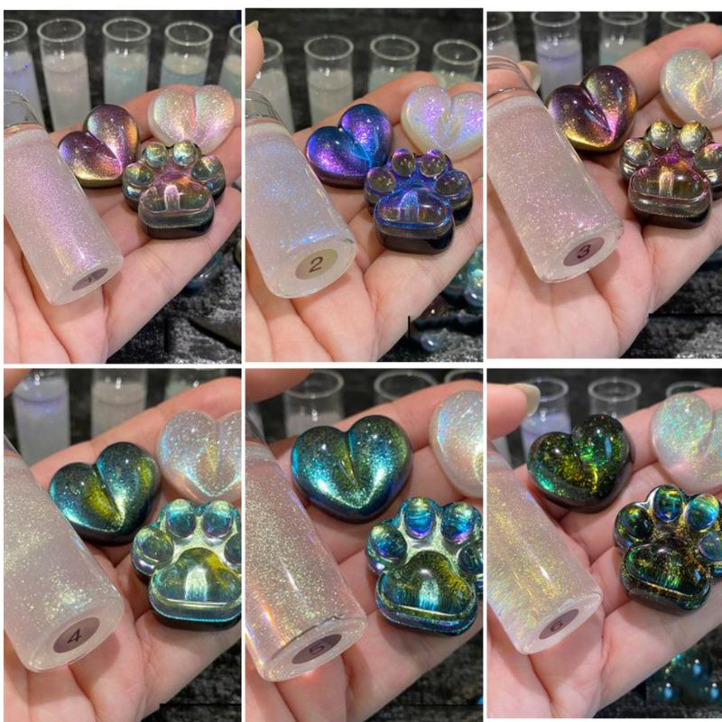 IntoResin 6 Colors Non-sink Chameleon Diamond Glitter for Resin