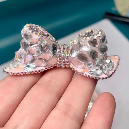 Handmade Diamond Mini Bow Jar Accessory Resin Mold