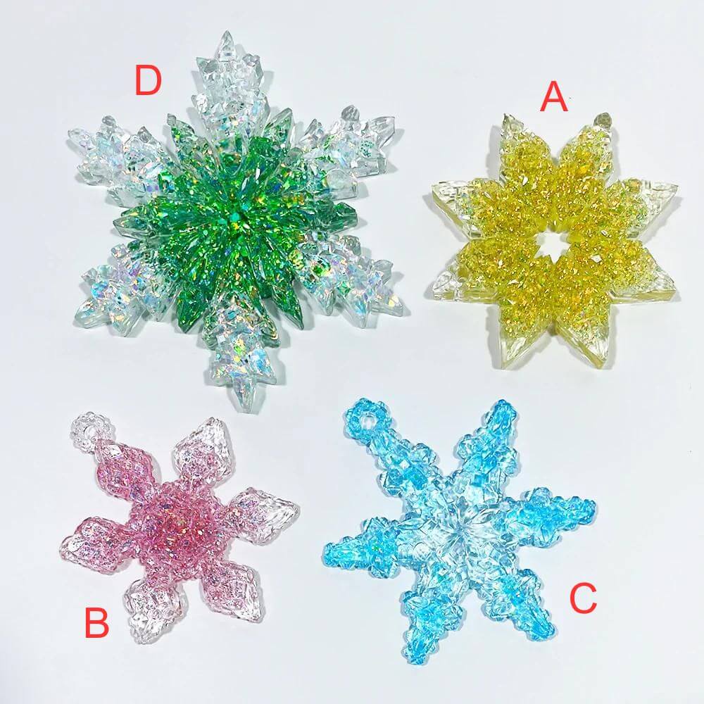 IntoResin Handmade Diamond Snowflake Pendant Resin Molds