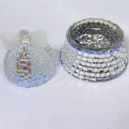 Handmade Diamond Bell Storage Jar Resin Mold