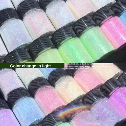 IntoResin 17 Colors Light Change Powder Chameleon Glitter for Resin