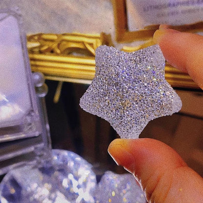 Handmade Cluster Crystals Heart Star Decoration Resin Molds