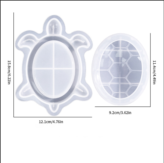 Sea Turtle Crab Storage Box Resin Mold