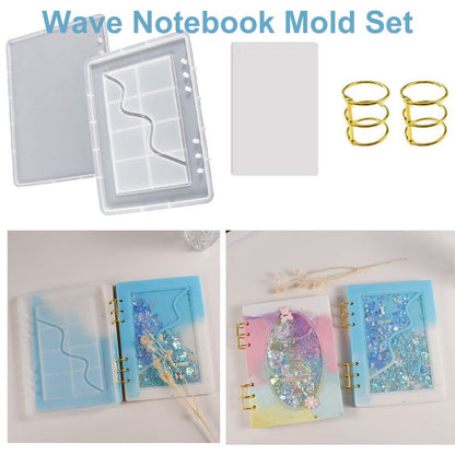 Notebook Set Resin Mold Shaker Notebook