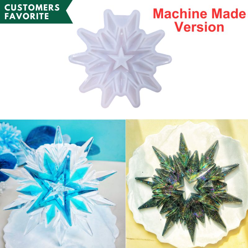 Large Handmade Snowflake Mold Snowflake Ornaments