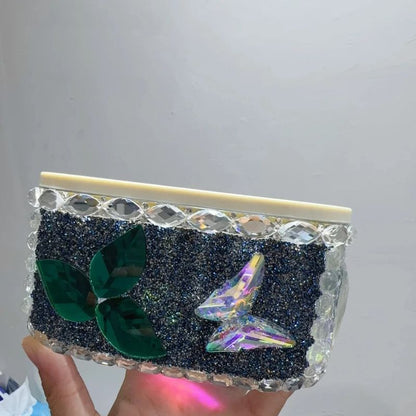 Handmade Diamond Large Capacity Storage Box Resin Mold