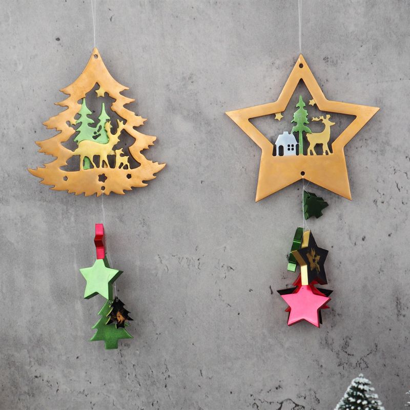 Christmas Tree Pentagram Ornament Resin Mold