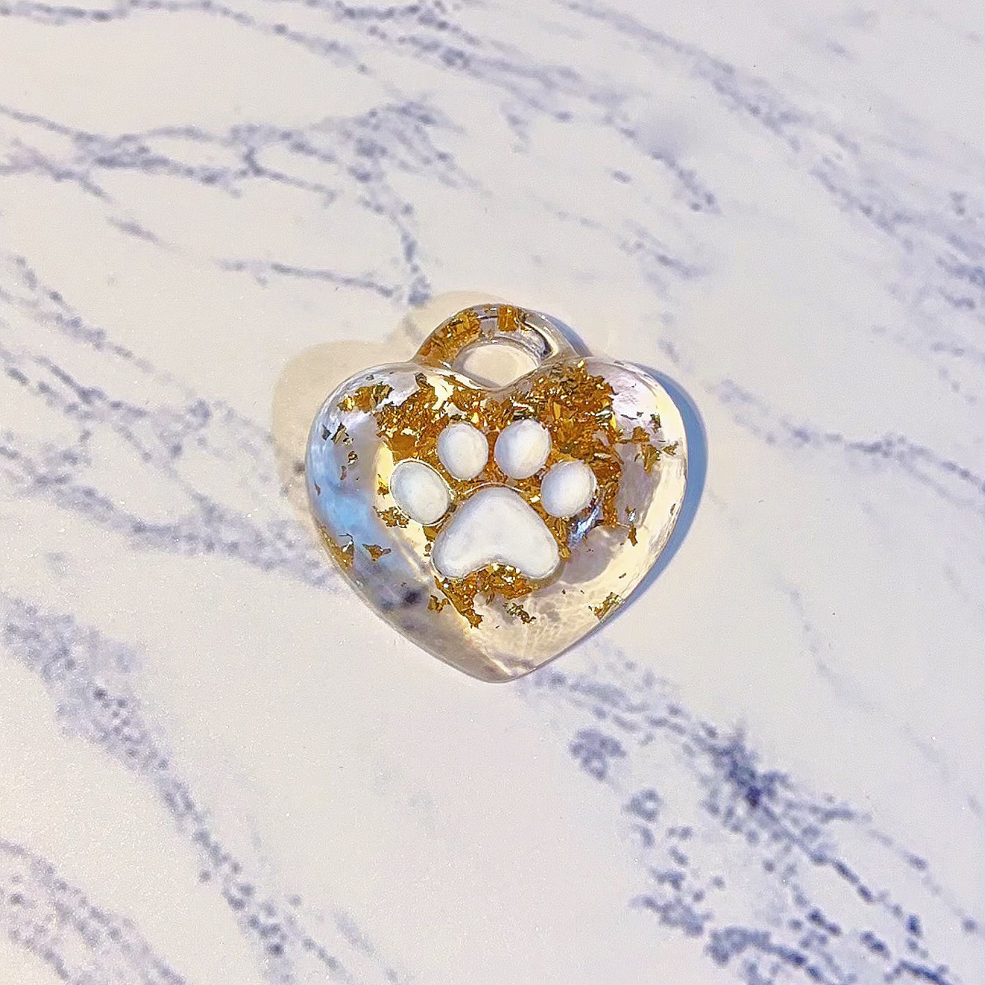 Handmade Puffy Heart with Claw Jewelry Pendant Resin Mold