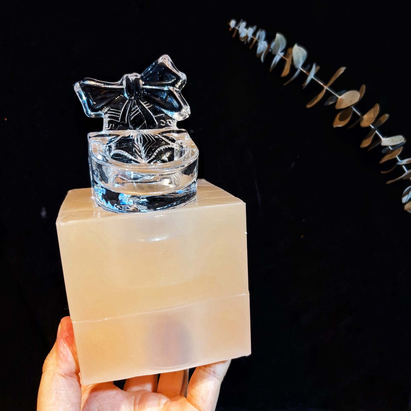 Handmade Crystal Christmas Candlestick Resin Mold