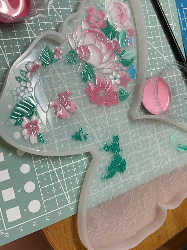 Butterfly Printing Decorations Resin Mold