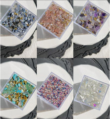 28 Color Crushed Stone Resin Decorative Accessories