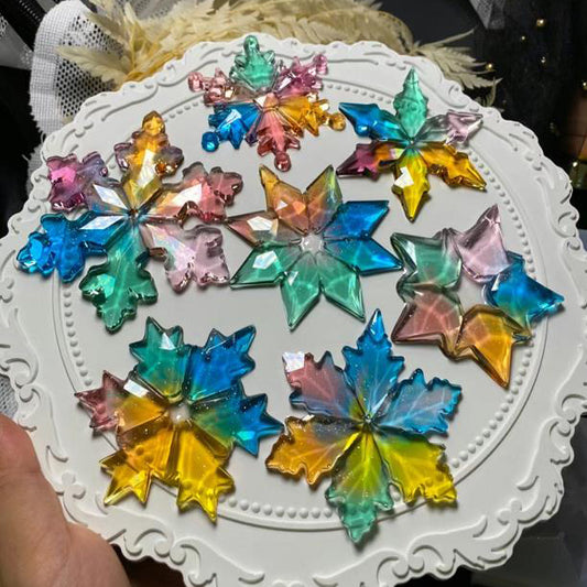 Handmade Snowflake Hanging Resin Molds