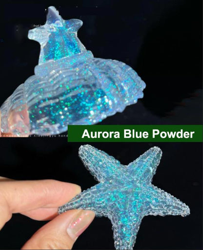 IntoResin 4 Color Intense Aurora Chameleon for Resin (Green Blue Golden Orange-Expensive But Effective)