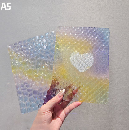 Molde de resina para cuaderno de diamantes hecho a mano 