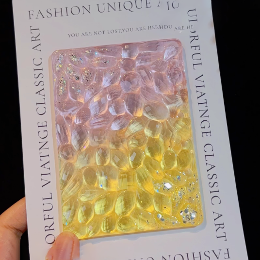 Molde de resina para cuaderno de diamantes hecho a mano 