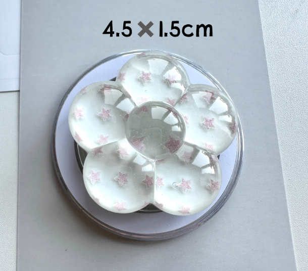 Handmade Crystal Puffy Flower Accessory Resin Mold