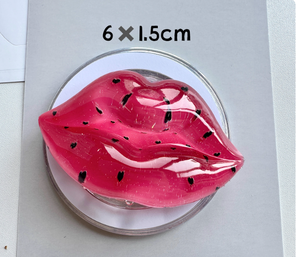 Molde de resina para labios carnosos hecho a mano 