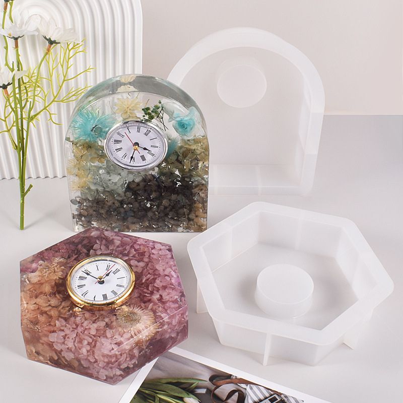 Arched Clock Ornament Resin Mold Set