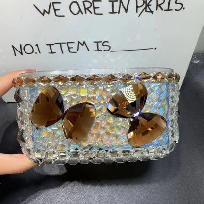 Handmade Diamond Large Capacity Storage Box Resin Mold