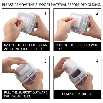 Christmas Chimney Storage Jar Resin Mold