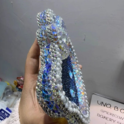 Handmade Diamond Large-size Hello Kitty Storage Dish Resin Mold