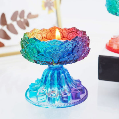 Lotus Candle Holder Resin Mold