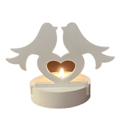 Love Bird Candle Holder Resin Mold