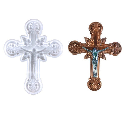 Jesus Cross Ornament Resin Mold