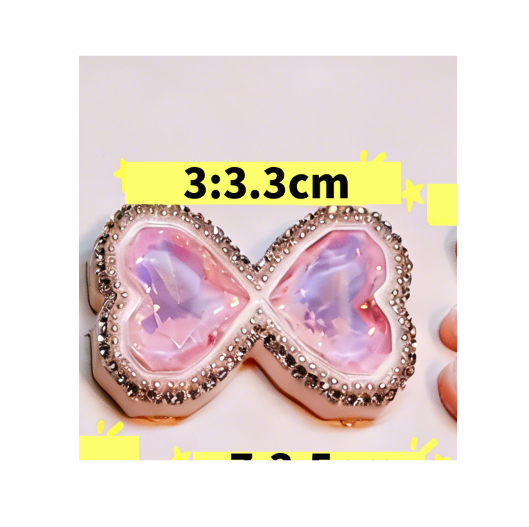 Handmade Crystal Diamond 17pcs Hairpin Ornament Resin Mold