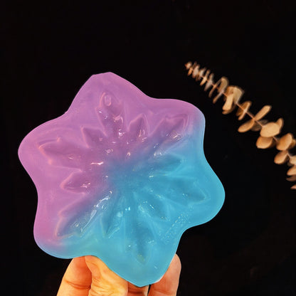 Handmade Water Ripple Snowflake Pendant Resin Mold