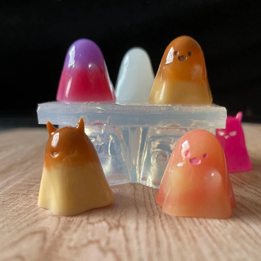 Cute Little Ghost Ornament Resin Mold