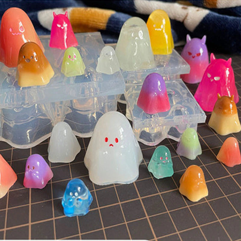 Cute Little Ghost Ornament Resin Mold