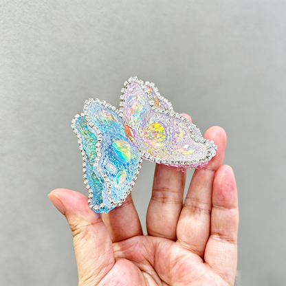 Handmade Diamond-Cut Double-Layer Wing Butterfly Decorative Resin Mold
