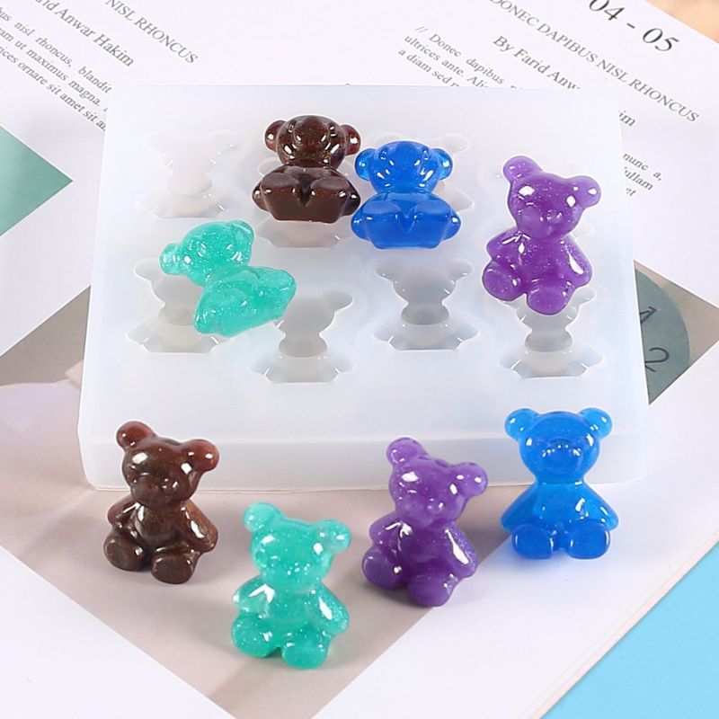 104 SHINY Gummy Bear Resin Mold 3 Sizes Available Resin, UV Resin, Resin  Molds, Silicone Mold, Silicone Mold for Resin 