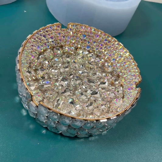 Handmade Diamond Ashtray Storage Resin Mold