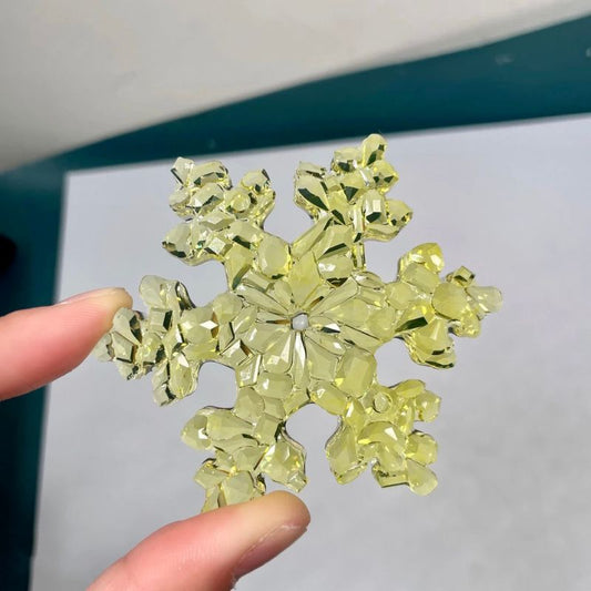 Handmade Diamond Snowflake Pendant Resin Mold