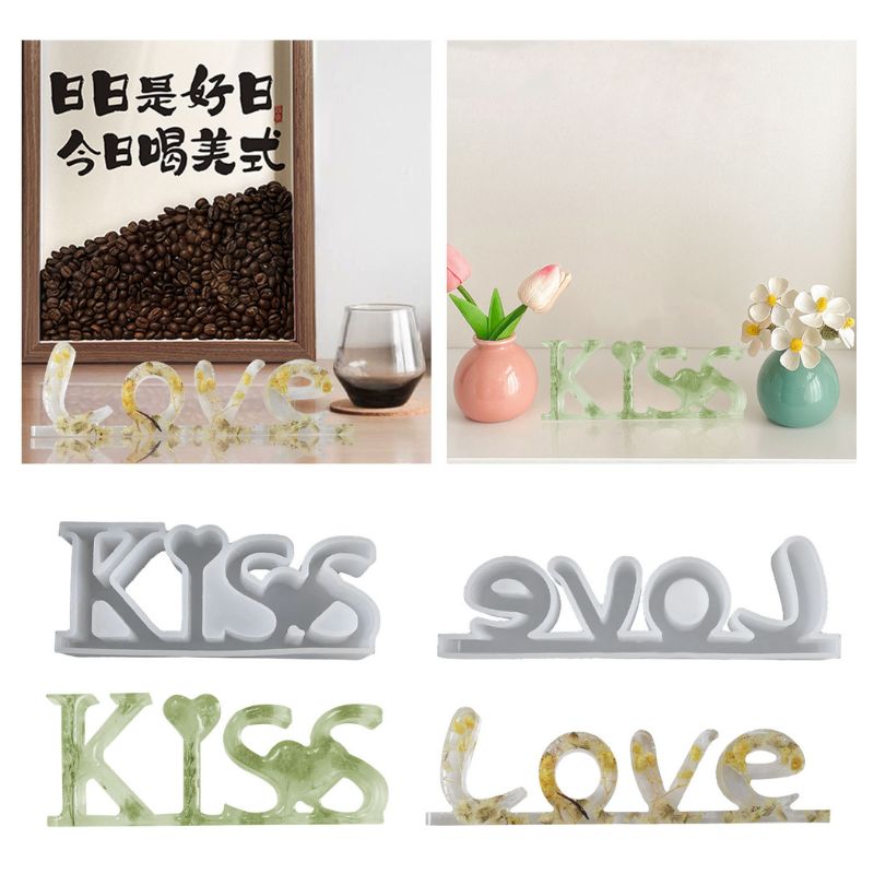 Love Kiss  Decorations Resin Molds