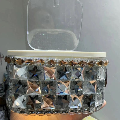 Handmade Diamond Large Capacity Storage Box Resin Mold