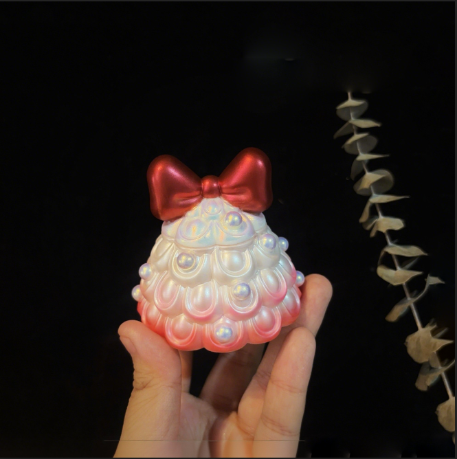 Handmade Bow Christmas Tree Storage Jar Resin Molds