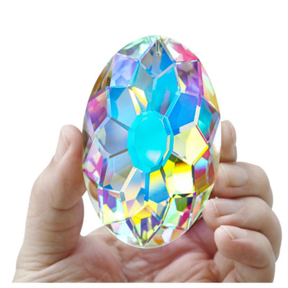 Handmade Crystal Pendant with Holes Resin Mold