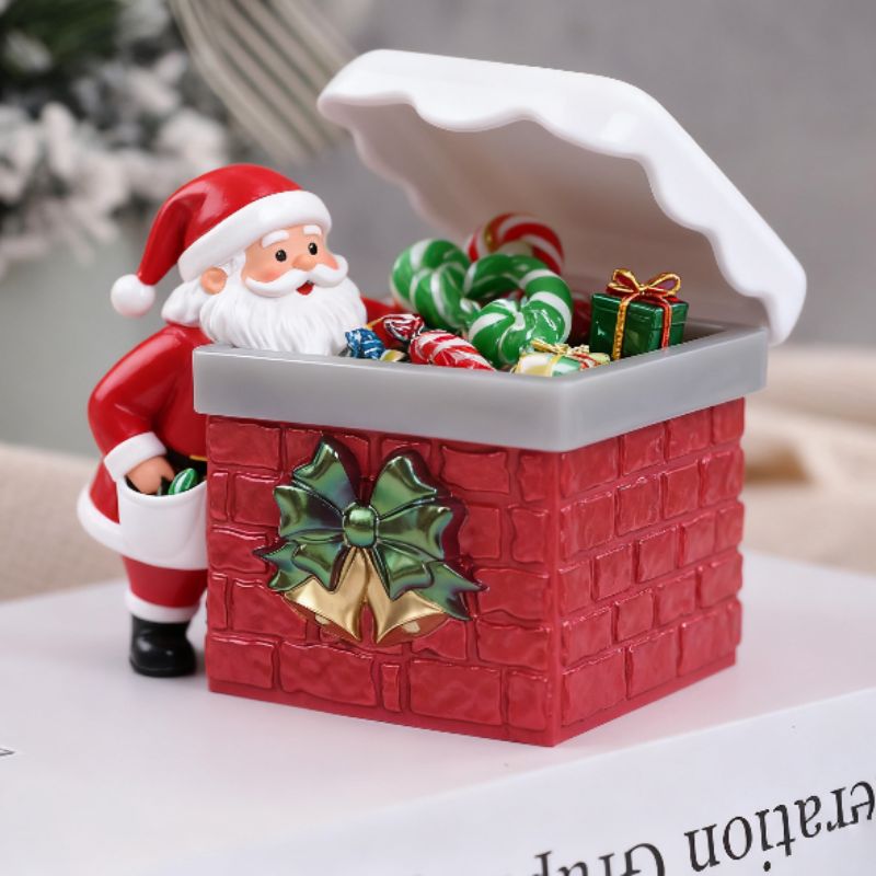Christmas Chimney Storage Jar Resin Mold
