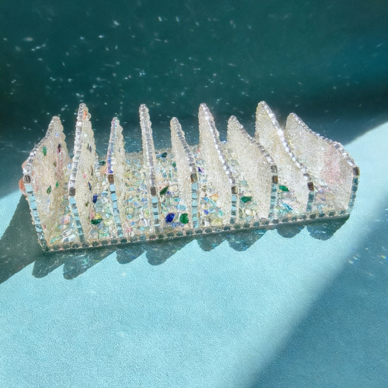 Handmade Diamond Large Size Cosmetic Storage Ornament Resin Mold