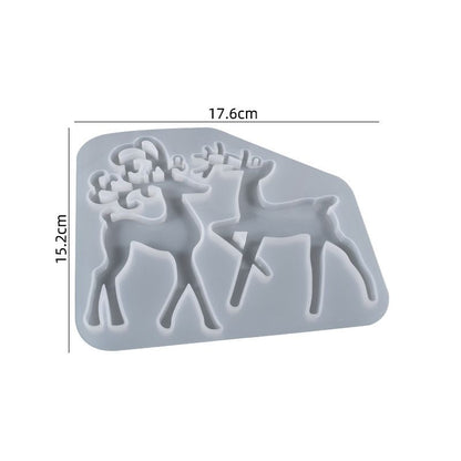 Christmas Elk Shaped Silicone Mold