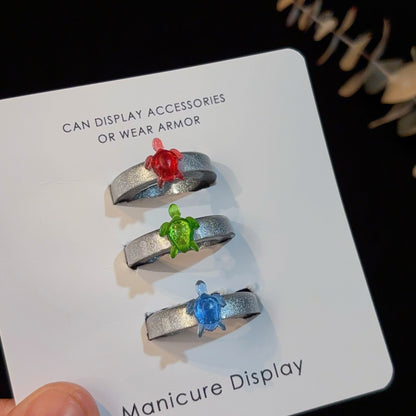 Handmade Mini Turtle Ring Resin Mold