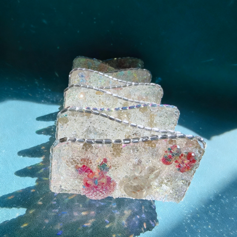 Handmade Diamond Large Size Cosmetic Storage Ornament Resin Mold