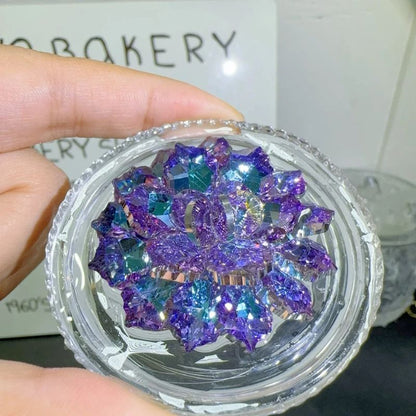 Handmade Crystal Flower Brooch Jewelry Resin Mold