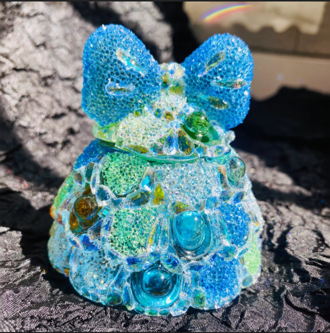 Handmade Bow Christmas Tree Storage Jar Resin Molds