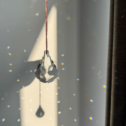 Handmade Crystal Pendant with Holes Resin Mold